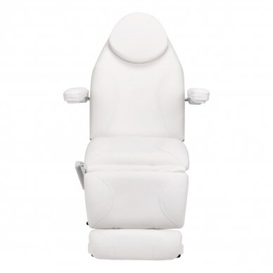 Professional electric recliner-bed for beauticians SILLON BASIC, 3 motors, white color 9