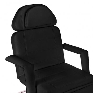 Professional electric recliner-bed for beauticians BR-6622, black color 4