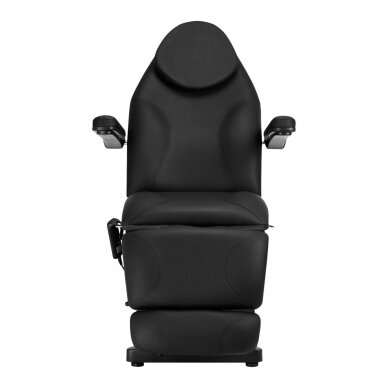 Professional electric recliner-bed for beauticians SILLON BASIC, 3 motors, black color 9