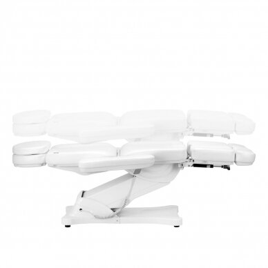 Professional electric cosmetology chair - bed for pedicure procedures SILLON CLASSIC, 2 motors, white color 5