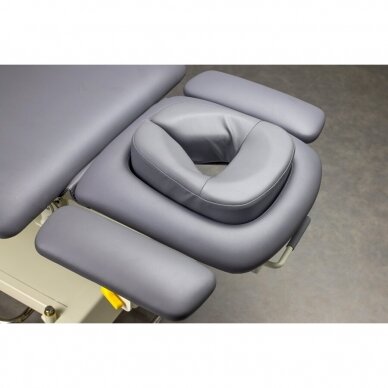 Professional electric manual therapy and massage table Evero V4 with Ergo pillow,  gray color 3