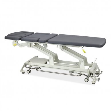 Professional electric manual therapy and massage table Evero X7 INTEGRA  with innovative integrated foam, gray color