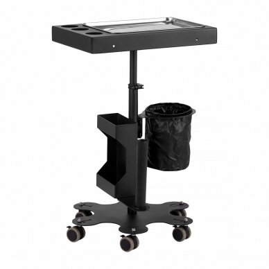 Professional beauty salons trolley PRO INK 716C, black color