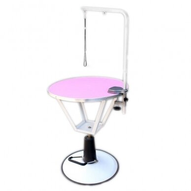 Professional hydraulic dog grooming table Blovi Event, 70cm, pink color