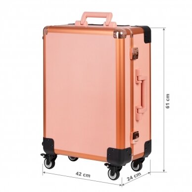 Professional cosmetic case T-27 ROSE GOLD 6