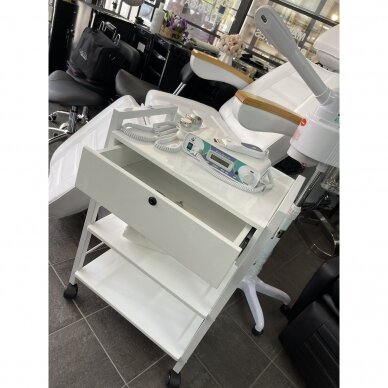 GIOVANNI CLASSIC 1019A professional cosmetic trolley, white color 12