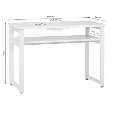 Professional manicure table with built-in dust collector MOMO S41 7