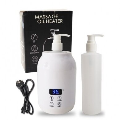 Professional massage oil heater with temperature regulation, 250 ml 1