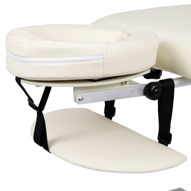 Professional massage and physiotherapy table-bed with FORTIS 1 remote control, light beige color 5