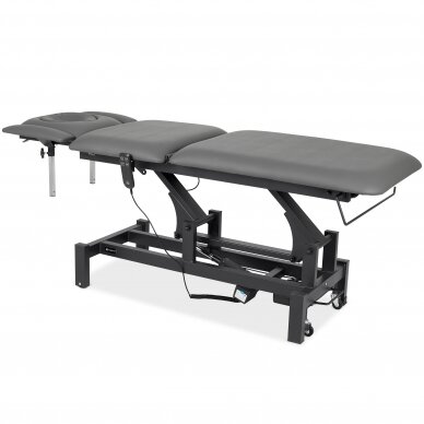 Professional massage and physiotherapy table-bed with remote control, wheels FORTIS 5 ERGO