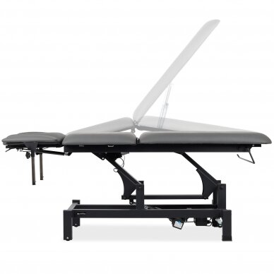 Professional massage and physiotherapy table-bed with remote control, wheels FORTIS 5 ERGO 7