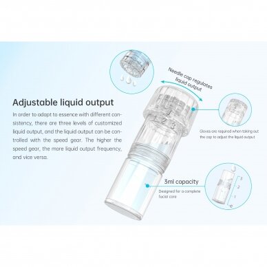 Professional mesopen for microneedle mesotherapy HYDRA.PEN H3 with cartridges 8