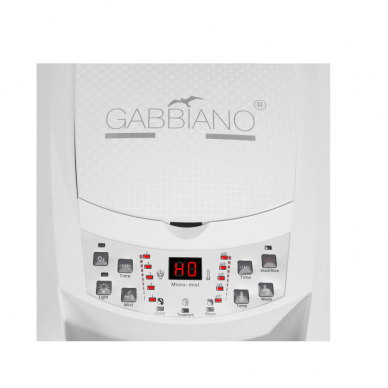 Professional hair humidifier - sauna GABBIANO 408D with active ozone, white color 14