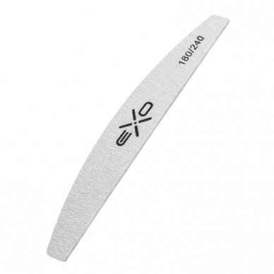 EXO PROFESSIONAL professional nail file for manicure 180/240 (boat shape), 10 pcs. EXO SLIM