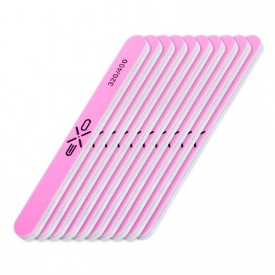 EXO PROFESSIONAL professional nail polishing block 320/400, 10 pcs. 2