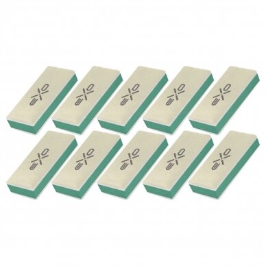 Professional nail polishing block EXO BR2 320/3000, 10 pcs. 2