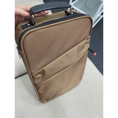 Professional portable bag for heating stones, brown 10