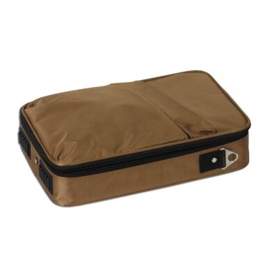 Professional portable bag for heating stones, brown 3