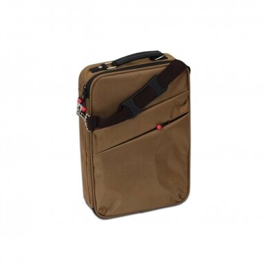 Professional portable bag for heating stones, brown 4