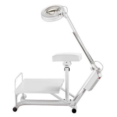 Professional pedicure foot for podiatry work EB19, white color 2