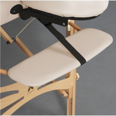 Professional folding massage table ALBA, cream color 15