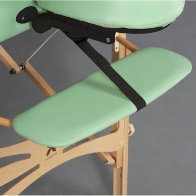 Professional folding massage table ALBA, green color 5