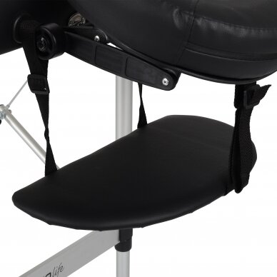 Professional folding massage table NINA COMFY BASE K515, black color 8