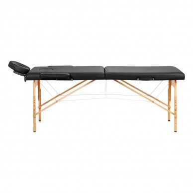 Professional folding massage table FIZJO LUX 2, black 1