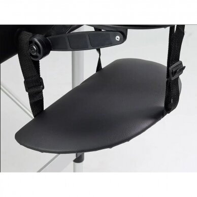 Professional folding massage table NADIA, black color 8