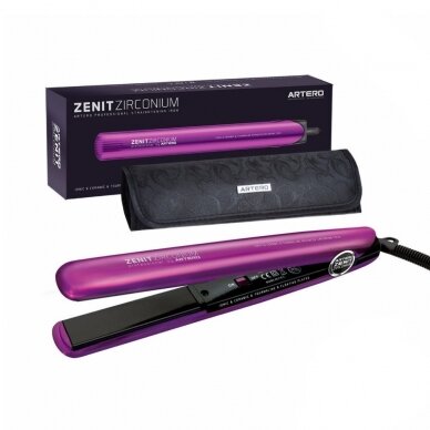 Professional straightener with ceramic tourmaline coating for dog fur Artero Zenit Zirconium