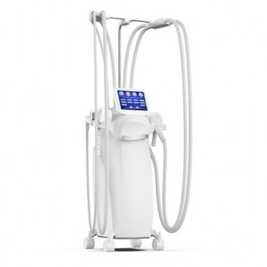 Professional vacuum, cavitation cosmetology device for shaping and tightening face and body lines