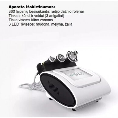 Professional 3 in 1 radio frequency machine for shaping and firming facial and body lines 2