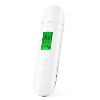 Mobile facial skin moisture analyzer