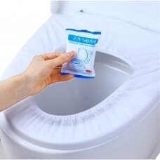 Disposable toilet seat covers with rubber, 20 pcs.
