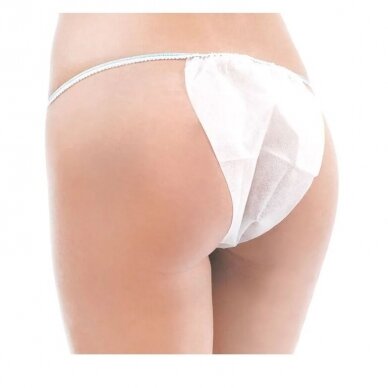 QUICKEPIL disposable thong panties with additional protection-wings, 100 pcs. 1