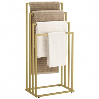 Towel rack OSKAR, golden color