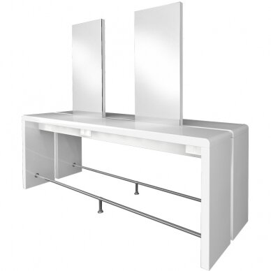 Four-place beauty salon mirror - console REFLECTION IV