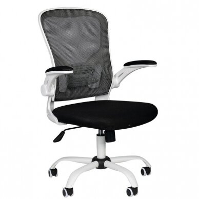 Reception, office chair ECO COMFORT 02, white black