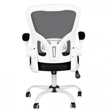 Reception, office chair ECO COMFORT 02, white black 3