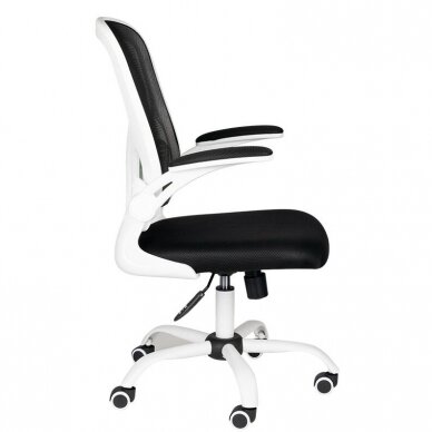 Reception, office chair ECO COMFORT 02, white black 1