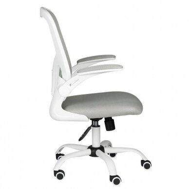 Office chair ECO COMFORT 02, white grey color 1