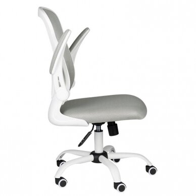 Office chair ECO COMFORT 02, white grey color 2