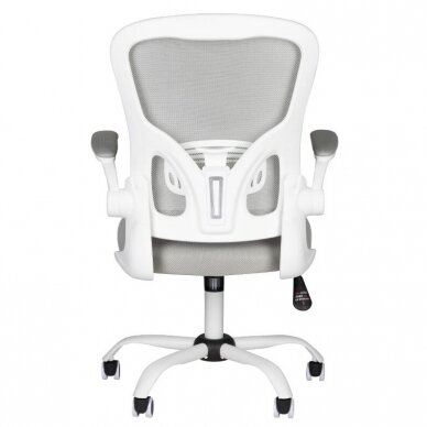 Office chair ECO COMFORT 02, white grey color 3