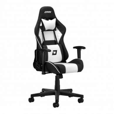 Professional office and gaming chair DARK, black/white color