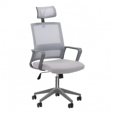 Reception, office chair QS-05, grey color