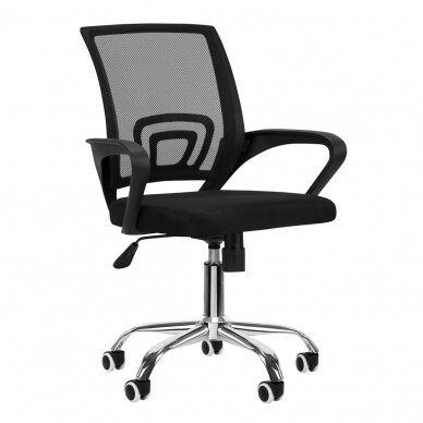 Conference and office chair QS-C01, black color