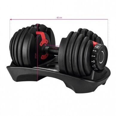 Reguliuojamo svorio hanteliai DUMBBELL 4