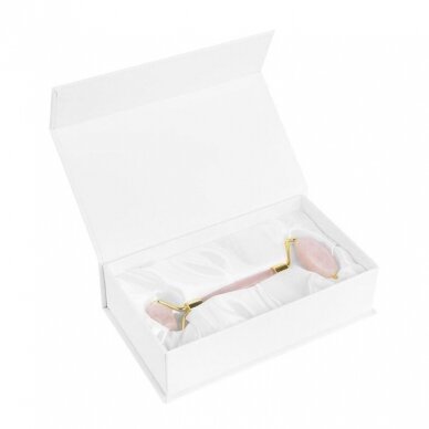 Rose quartz face massage roller 2