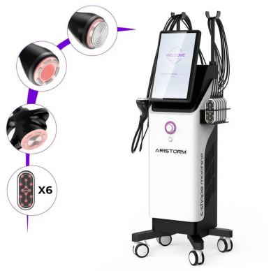 S SHAPE ARISTORM professional machine for body procedures (vacuum+cavitation+RF+lipo laser)