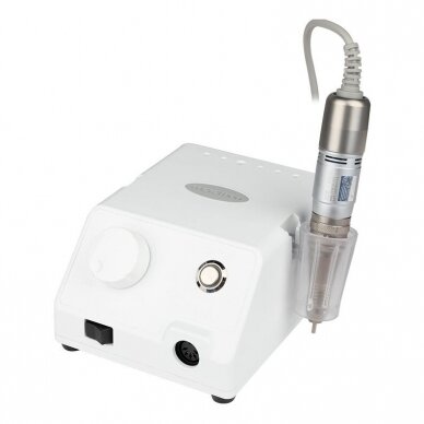 Professional electric nail drill for manicure and pedicure SAEYANG MARATHON ESCORT III + H200, white color 1